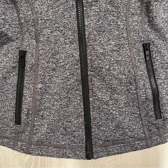 Lululemon Define Jacket Heathered Black size 8 - Picture 10 of 16